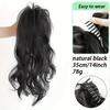 A Ponytail Wig for Women with a Semi Curled Ponytail Wig and a Ponytail Braid for Daily Use