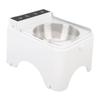 Cat Automatic Sensing Feeder Transparent Lid Raised Design Hygienic Automatic Intelligent Cat Dog Feeder Bowl for Home