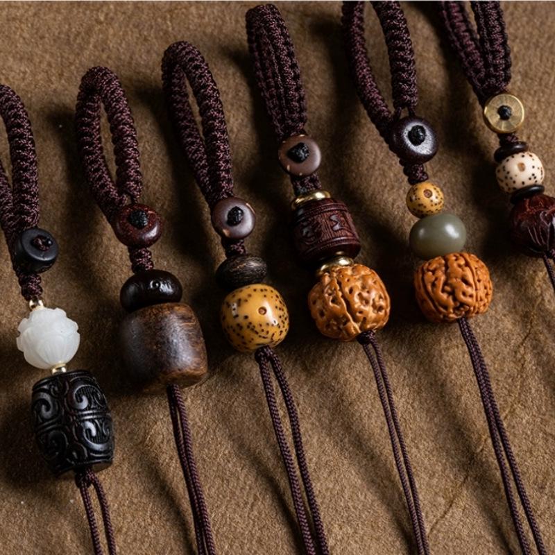 Handmade Woven Bodhi Beaded Keychain Pendant Kit