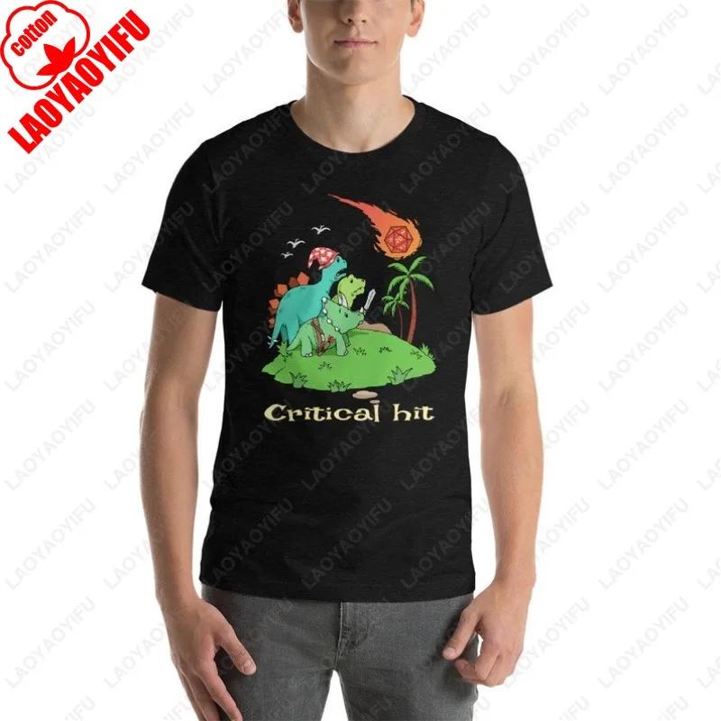 

Fantasy Critical Hit DND D20 Gift Tops Game Master Adventure RPG Tshirt Men Women High Quality Cotton Casual Short Sleeve Tees S