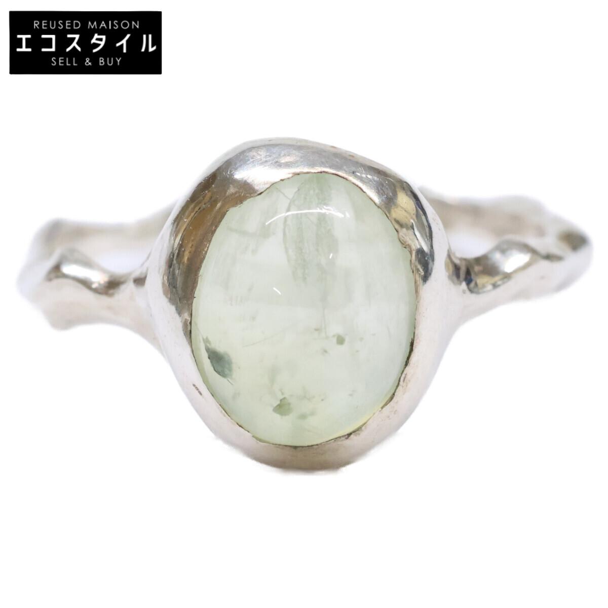 

PLUIE [Beautiful Condition] R-2412 925 Color Stone Ring ring SilverUsed