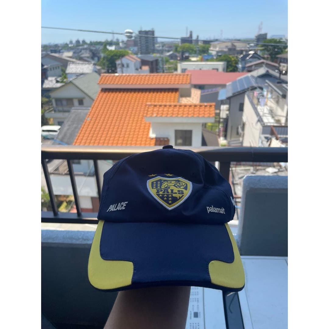 Used PALACE Cap Navy/Yellow