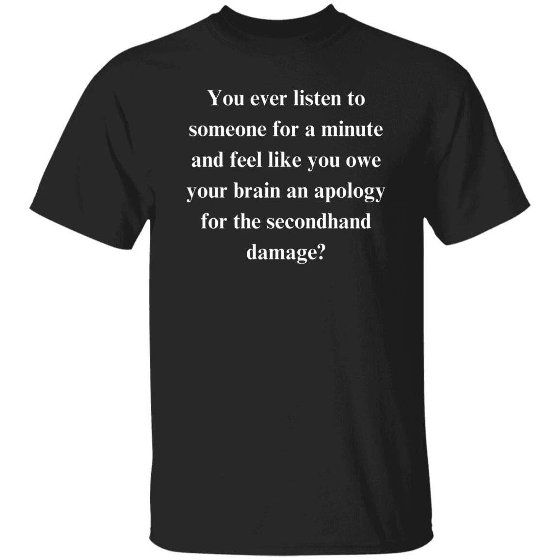 Passive aggressive Sarcastic Unisex T-Shirt Humorous tee Black intellectual witt 3XL