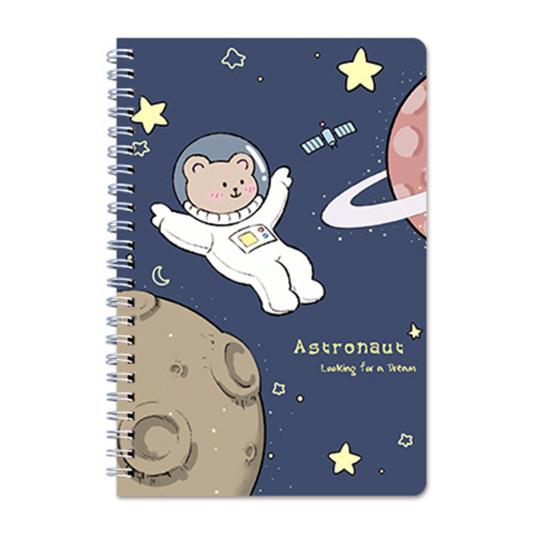 

Cute A5 Spiral Notebooks Kawaii Animal Journals 8.15 x 5.51 Lined