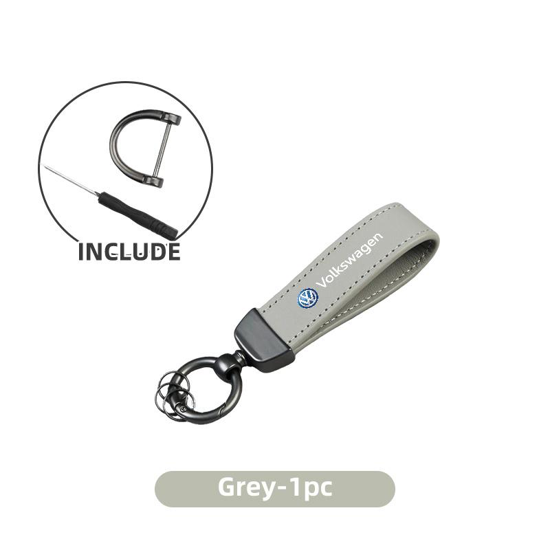 For Volkswagen VW Car Keychain Key Chain Fashion Ring Metal Badge Key Holder Scirocco Passat Polo B5 B6 B7 CC Tiguan Sharan RH5