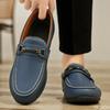 Fashion 2025 Large Size Men's Shoes Trendy British Loafers Low Cut Casual Leather Shoes Male Fashion Comfortable Flats Zapatos Homme