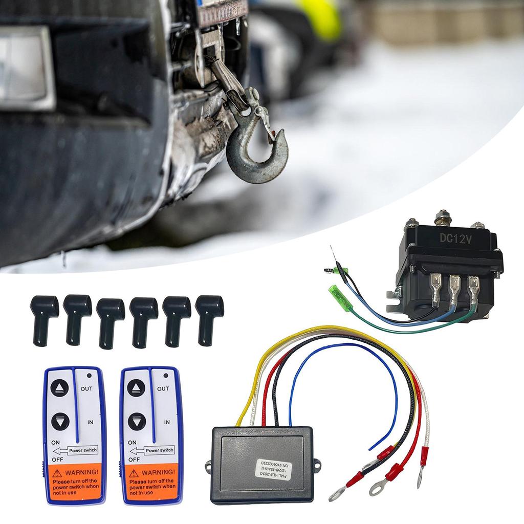 Easy Install 250A 12V Relays Wiring Solution Connection Cable with Overload Protection Suitable for Vehicle and Boat Use