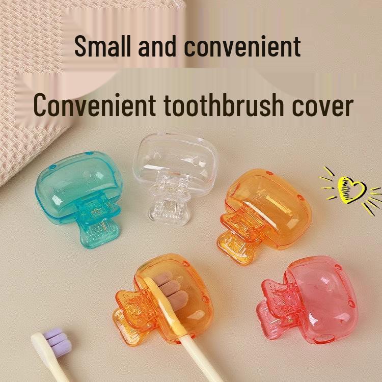 Douyin Toothbrush Holder Clip: Portable Travel Protective Cap
