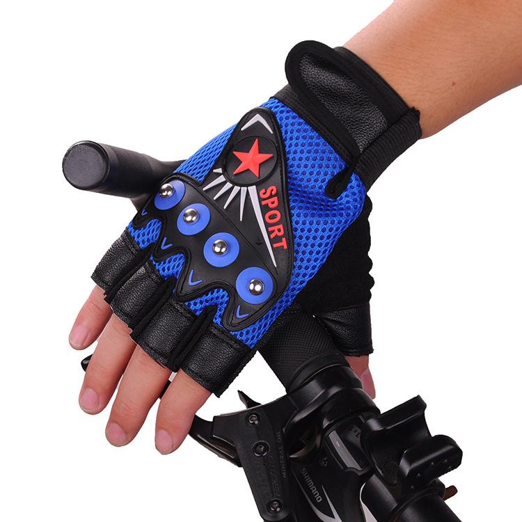 New Cycling Gloves Half Finger Guantes Luvas Motorcycle Bicycle Breathable Anti-slip MTB Bike Fitness Sport Training Glove