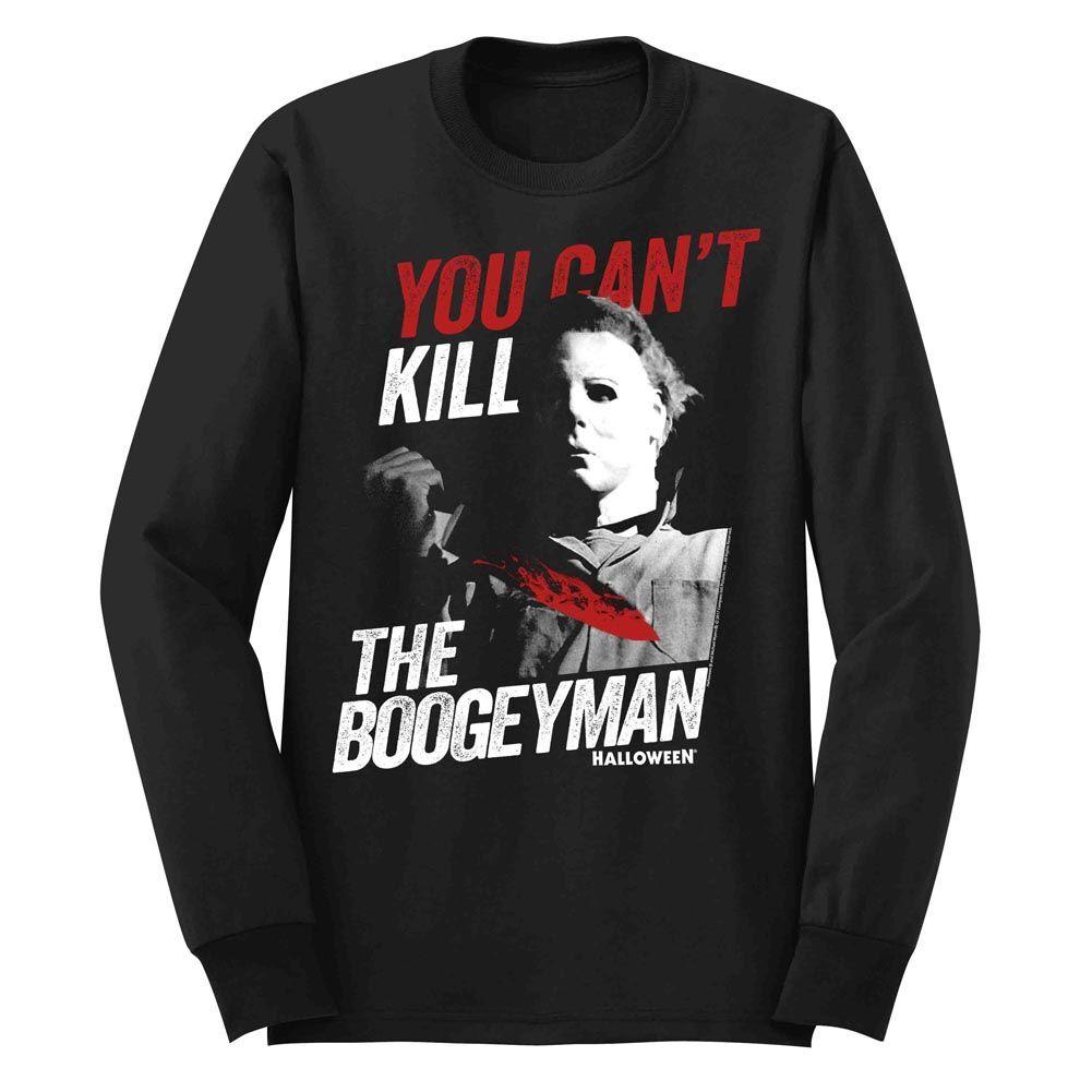 Halloween Boogeyman Black L/S Movie Shirt XXXXL