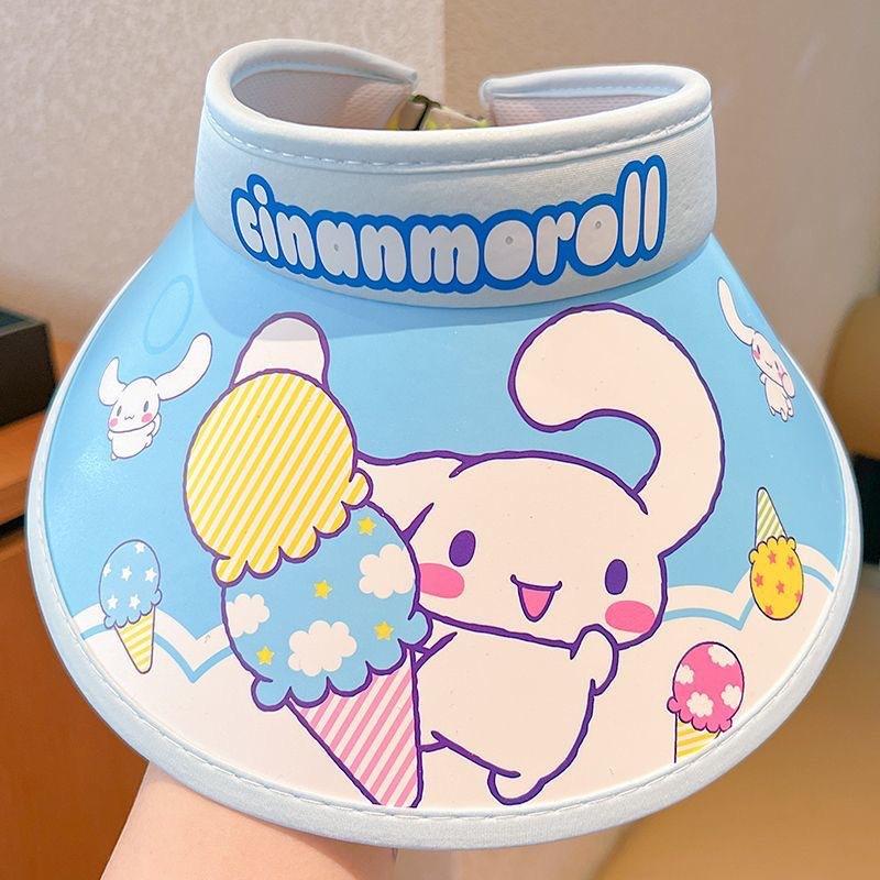 Children's Cute Cartoon Bunny Visor Hat for Boys and Girls, Sun Protection, Breathable, Summer UV Protection Sun Hat