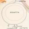 Fashion Personality Vintage Ruler Book Pendant Necklace Simple Creative Clavicle Chain For Graduation Season's Gift