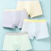 Class A 100% Cotton Boys' Antibacterial Boxer Briefs - Breathable & No Pinching Crotch for Growing Children