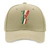 Moderne Italien Flagge Typografie Emblem Sandwich Baseballkappe Sonnenkappe Outdoor Workouts Hut