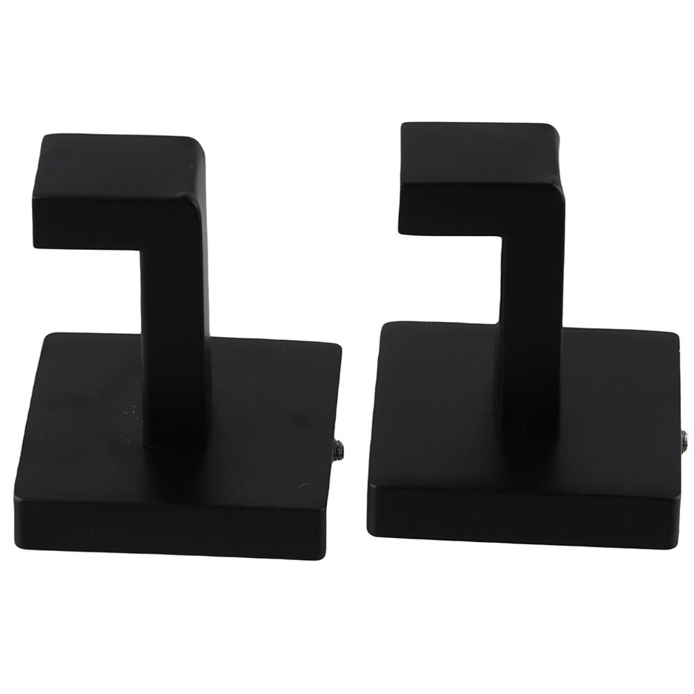 

2 Pcs Square Towel Hooks Stainless Steel Towel Bar Simple Robe Hook Bath Kitchen Bedroom