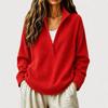 Women S Casual Knit Cardigan Deep V Neck Long Sleeve Loose Fit Mid Length
