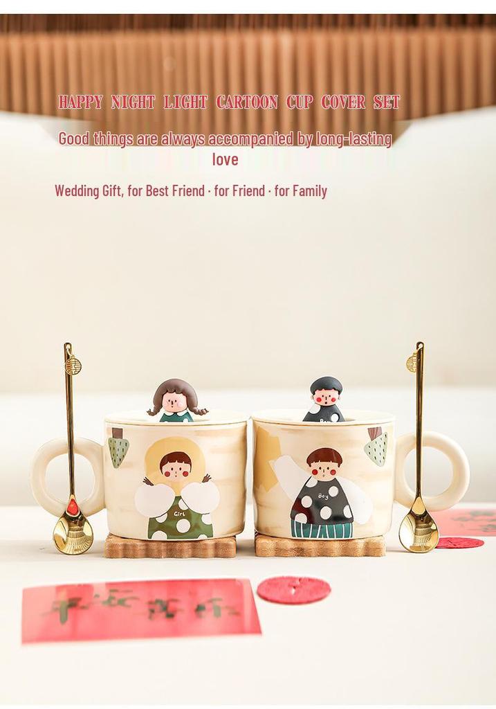 Bridal Gift Box: Practical Cup & Night Light for Best Friend or Sister