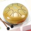6 Inch 8 Note Tongue Drum Sound Therapy Steel Tongue Drums Healing Professional Percussion Music Instrument Accessories Children's Musical Taiko Drum