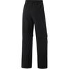 Li Ning Comfortable Casual Fleece Lined Warm Solid Color Knitted Sports Pants Women Bottoms Black AYKU738-1