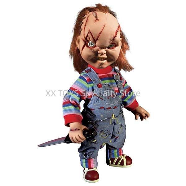 Mezco Toyz Child's Play 2 Mega Good Guy Chucky Action Figure con Suono Chucky Figura Parlante Terrificante da 15 Pollici Giocattoli per Bambini