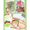 Creative Cartoon Mini 3D Landscape Sticker Book PET DIY Sticker Cabin Scene Miniature House Cabin Scene Pocket Sticker for Kids