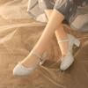 New Chinese Retro National Style Cheongsam High Heels New Women's Shoes Single Shoes Ancient Mary Hanfu Lolita Shoes