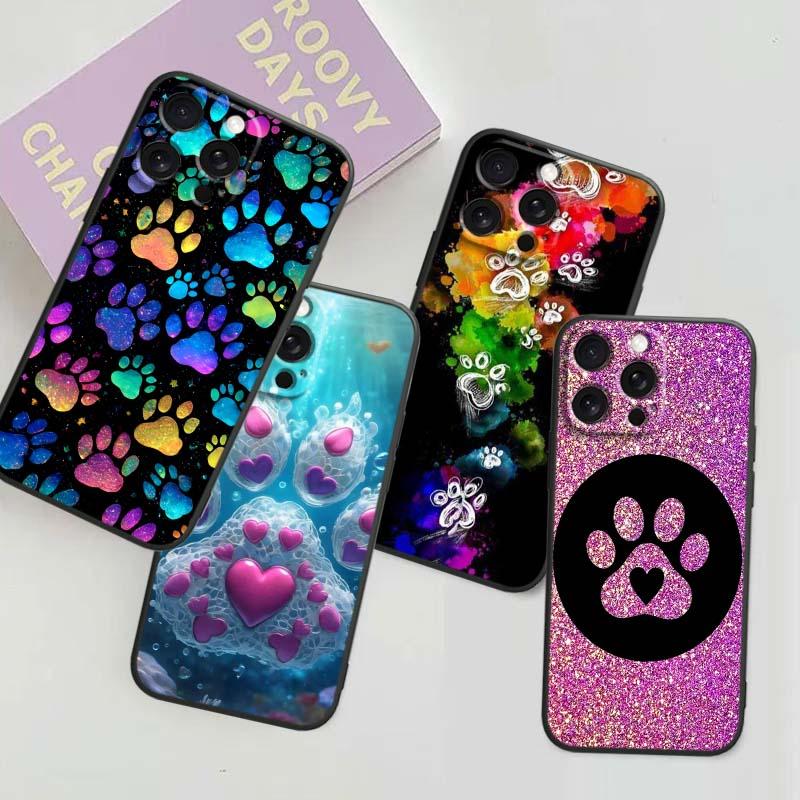 Creative Cat Claw Design Phone Case For Apple iPhone 17 16 16E 15 14 13 12 11 Pro Max Plus Black Soft Silicone