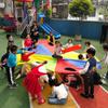 Children Games Rainbow Parachute Toy Whack A Mole Kids Play Fun Outdoor Playground Team Building Exercise Activities