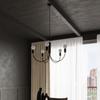 Lampa Wisząca Piccolo 3 E27 Czarny Sollux Sl.0856