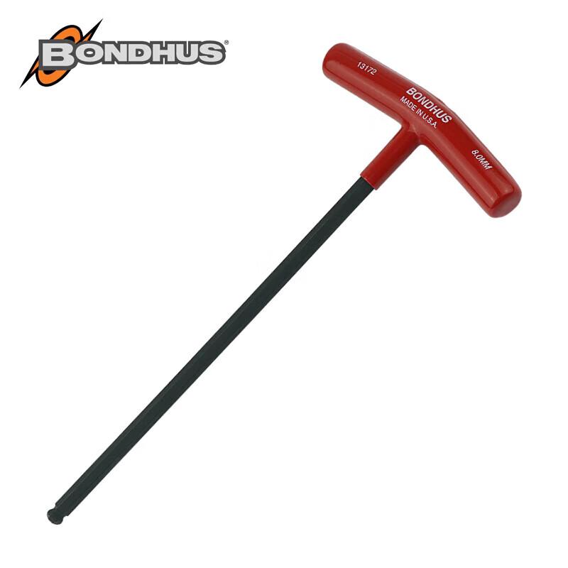 BONDHUS Metric T-Handle Ball End Hex Key 8mm