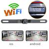 HD 720P WiFi Rear View Car Camera License Plate Frame IP67 Waterproof Night Vision 170 Degree Car Rear Reversing Parking Camera