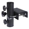 Stable Metal Balcony Railing Mount Parasol Bracket For Outdoor Sun Umbrella Holder With Quick Screw Lock Mechanism