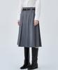 Marop 3113 Pleated Skirt (Dark Gray)