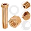 Pressure Reducing Valve Accessories Connector Nut Kit with Installation Cover and Screws for Pipeline Protection