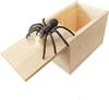 Boite Surprise Araignee Spider Box,Fausse Araignée Prank,Boîte Araignée,Araignée Drôle de Jouet d'halloween,Araignée en Caoutchouc