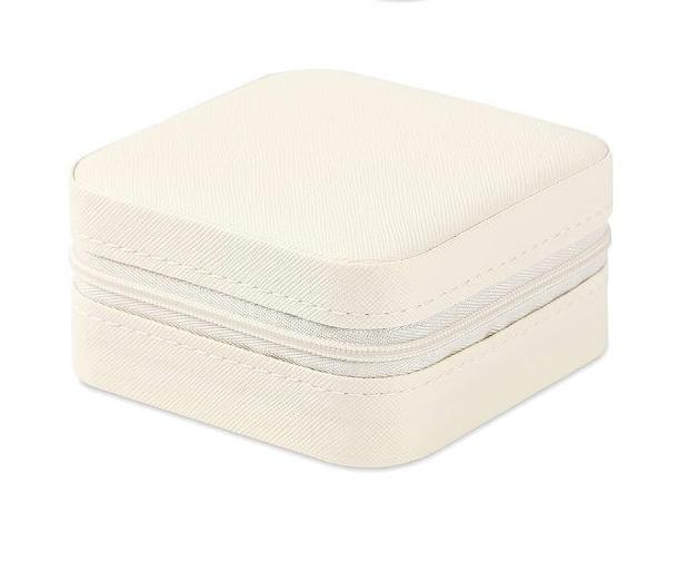 Portable Jewelry Travel Box - Mini Organizer Jewelry Storage Box for Necklaces, Earrings and Rings, Suitable for Girls and Ladie