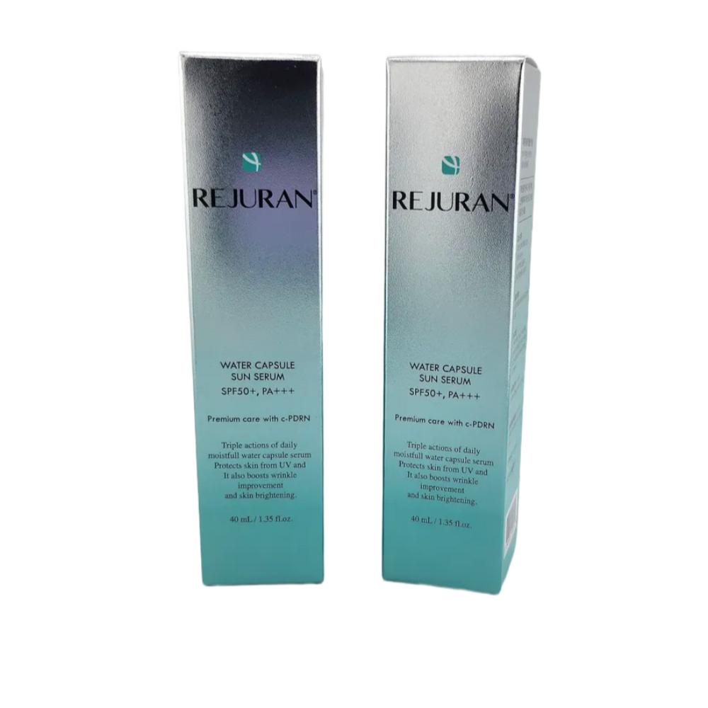 Rejuran Water Capsule Sun Serum SPF50+ 40ml X2 | Moisturizing Sunscreen