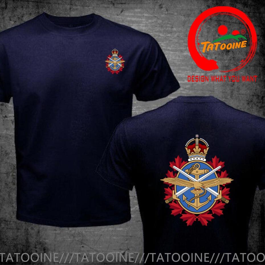 Funny Design Badge Of The Canadian Armed Forces Shirt Unisex Fashion Trendy Casual Clothing Stylish Tops Tee Shirt Leisure Tshirt
