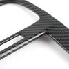 For VW Golf 7 MK7 7.5 2014 2015 2016 2017 2018  LHD ABS Carbon Texture Center Console Navigation Air Outlet Panel Frame Trim