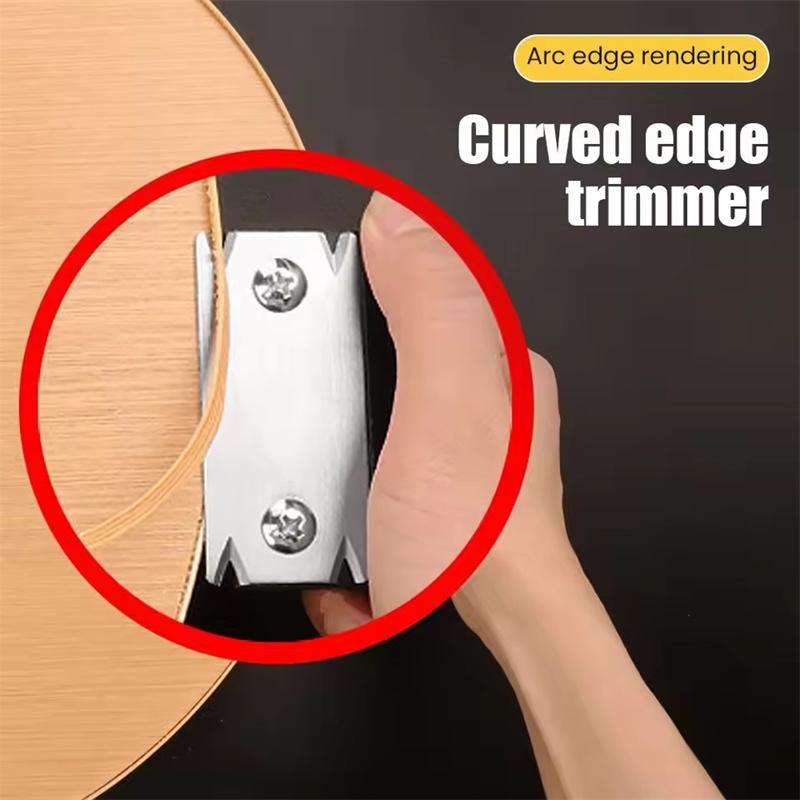 1pc Metal Edge Banding Trimmer Manual Right Angle Woodworking Edge Corner Planer Scraper Deburring Tool Woodworking Hand Tool