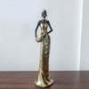 Resins Figure of African Black Woman Sculpture for Adding Cultural Touch to Interior
