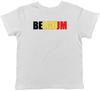 Belgium And Flag Childrens Kids T-Shirt Boys Girls