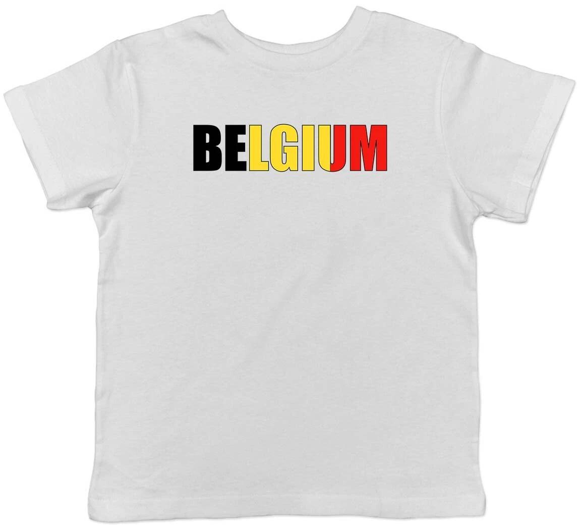 

Belgium And Flag Childrens Kids T-Shirt Boys Girls 160