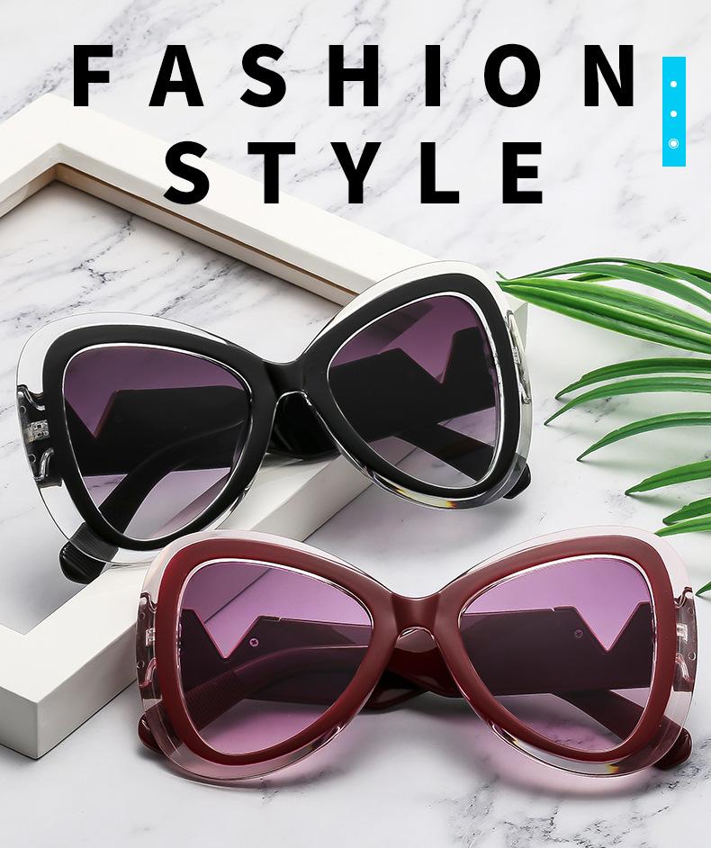 2025 New Retro Oversized Sunglasses for Women Luxury Fashion Brand Female Ladies Sun Glasses Big Sexy Stylish Shades UV400