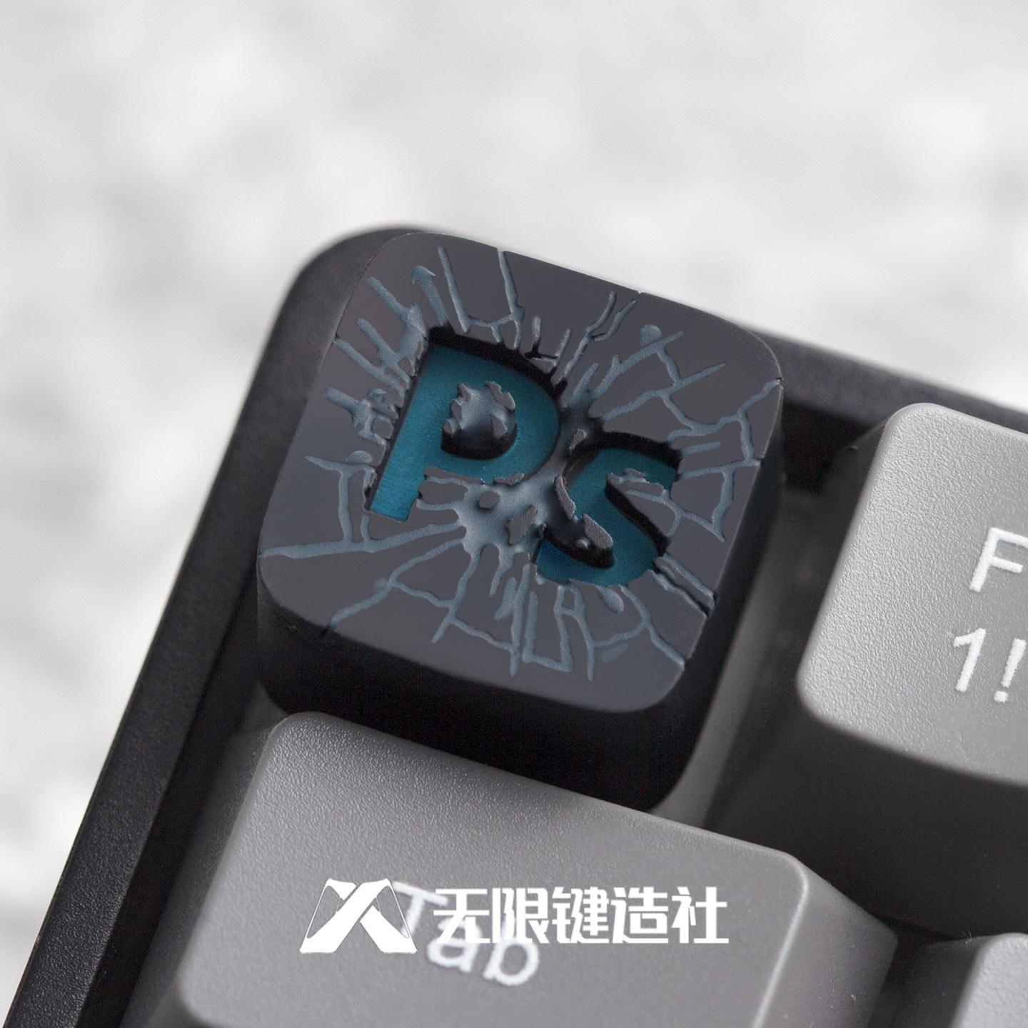 

Custom PS Series Translucent Resin Keycaps - Personalized ESC Keycap for Mechanical Keyboards