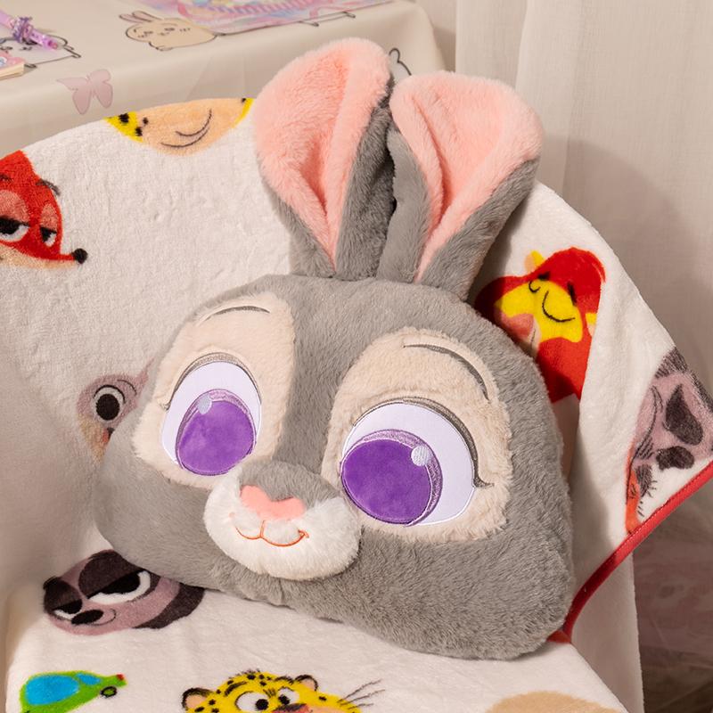 Disney Zootopia Mat Blanket Cartoon Animal Sloth Judy Nick Throw Pillow Warm Blanket Sofa Bed Gift