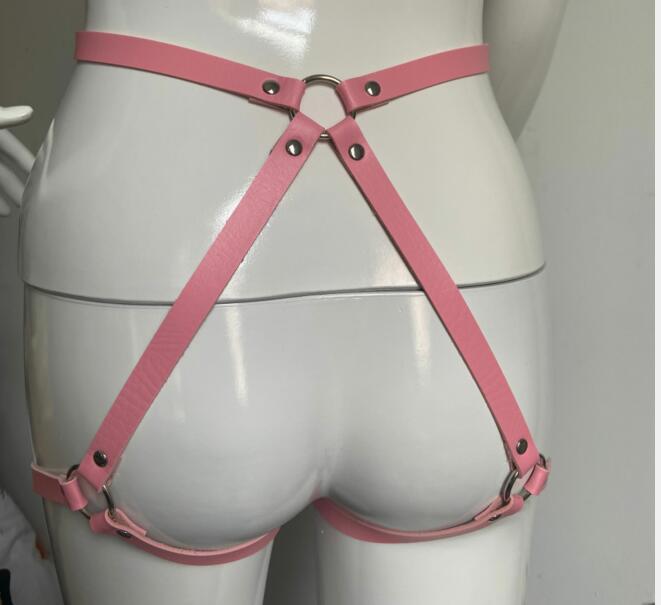 Sexy Schwule Körper Cockstraps Harness Gürtel Männliche Leder Dessous BDSM Brustgeschirr Männer Fetisch Bondage Kleidung Für Erwachsenenspiele
