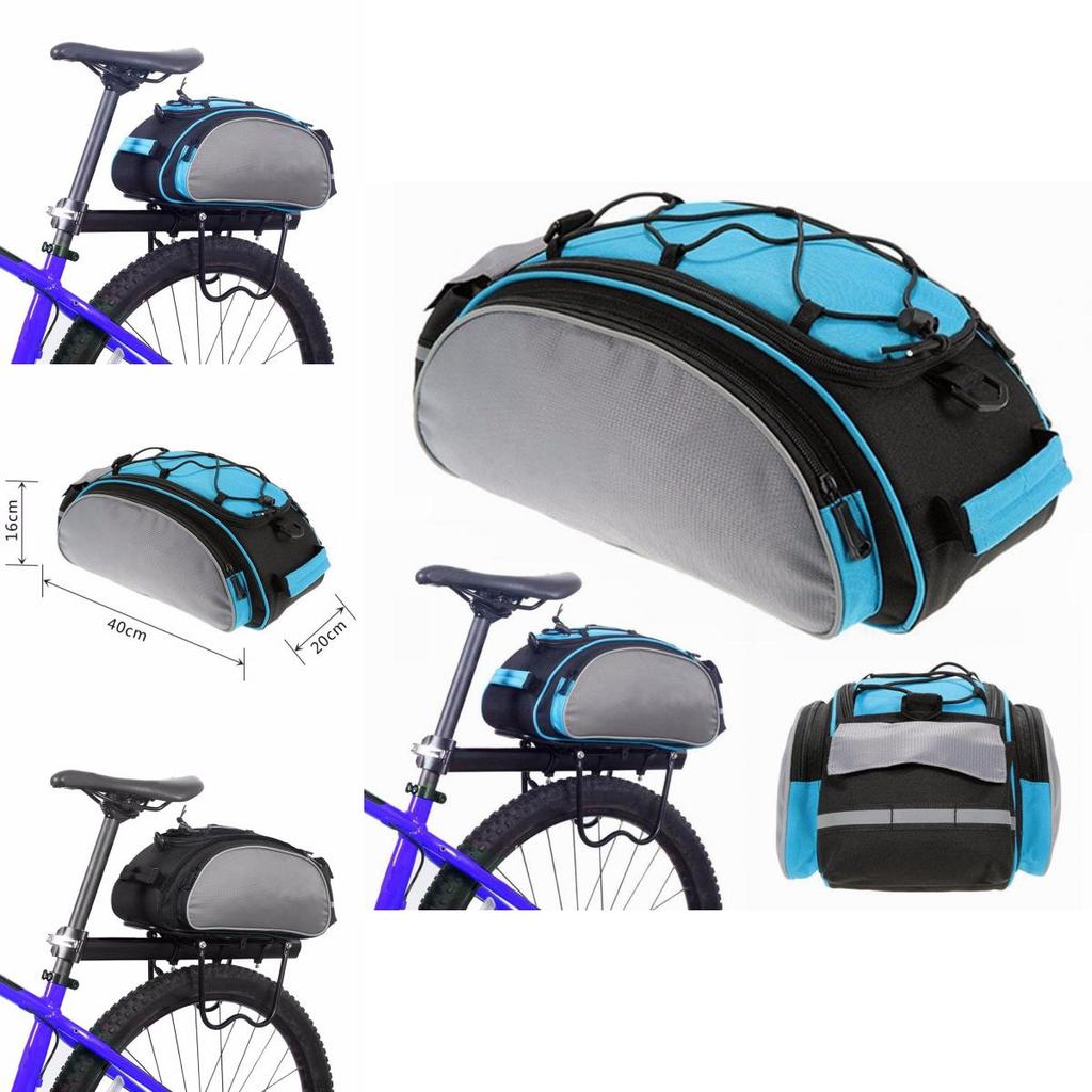 Premium High-capacity Bicycle Bike Pannier Saddle Rack Rear Seat Bags For Versatile Use