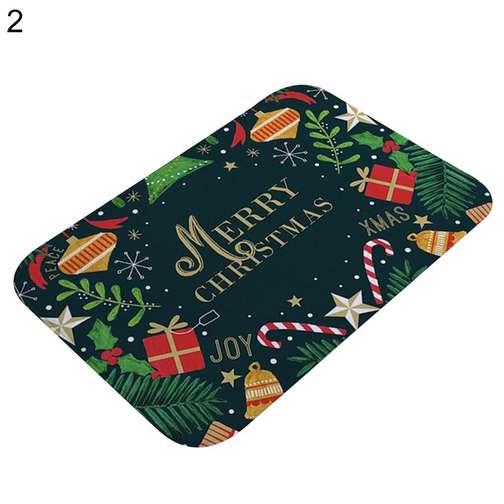 TL Anti-slip Christmas Doormat Bathroom Kitchen Floor Mat Carpet Cushion