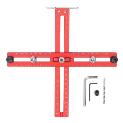 Cabinet Hardware Jig Aluminum Alloy Adjustable Handle Template Tool Shaker Drawers Punch Locator
